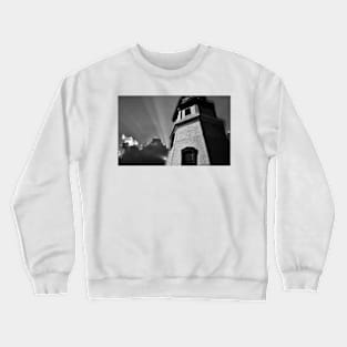 Black & White Splitrock Lighthouse Crewneck Sweatshirt